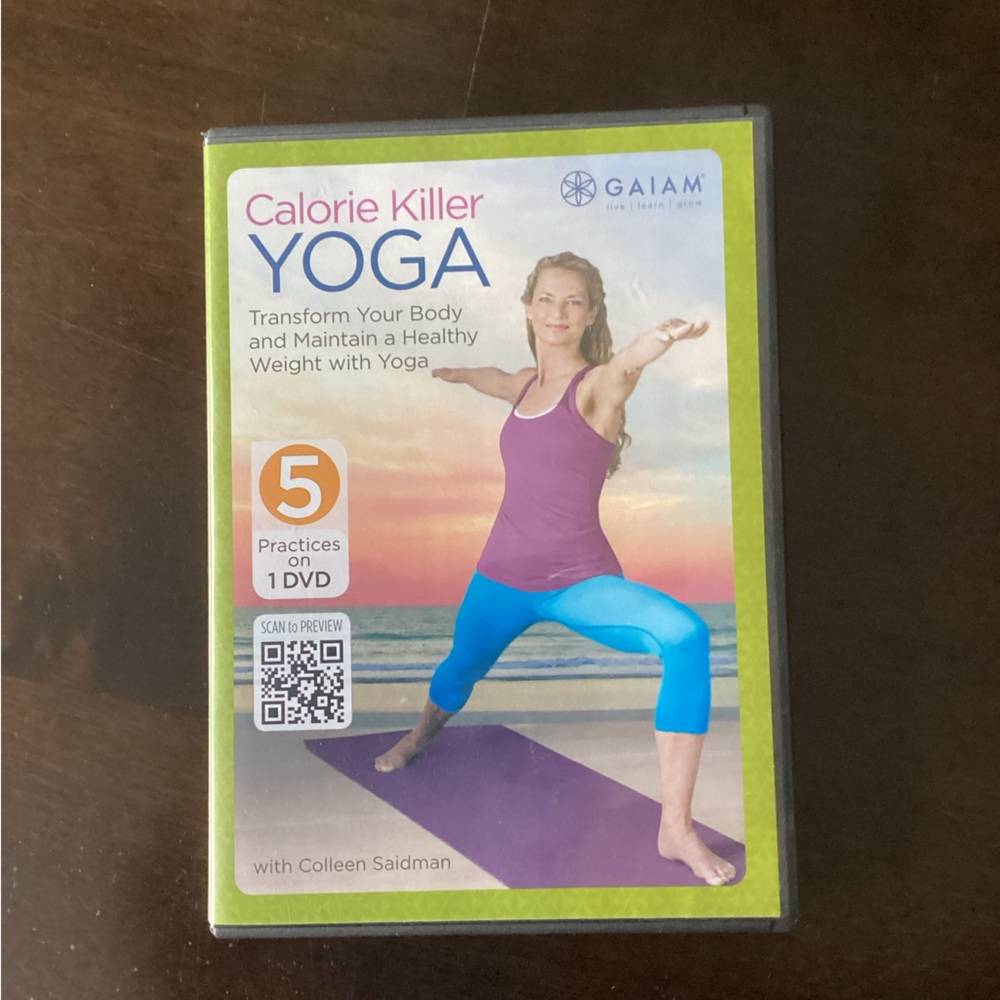 GAIAM Calorie Killer Yoga DVD with Colleen Saidman